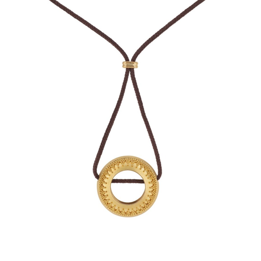Rahmen Anhänger 18 mm ø. 900/- Gold