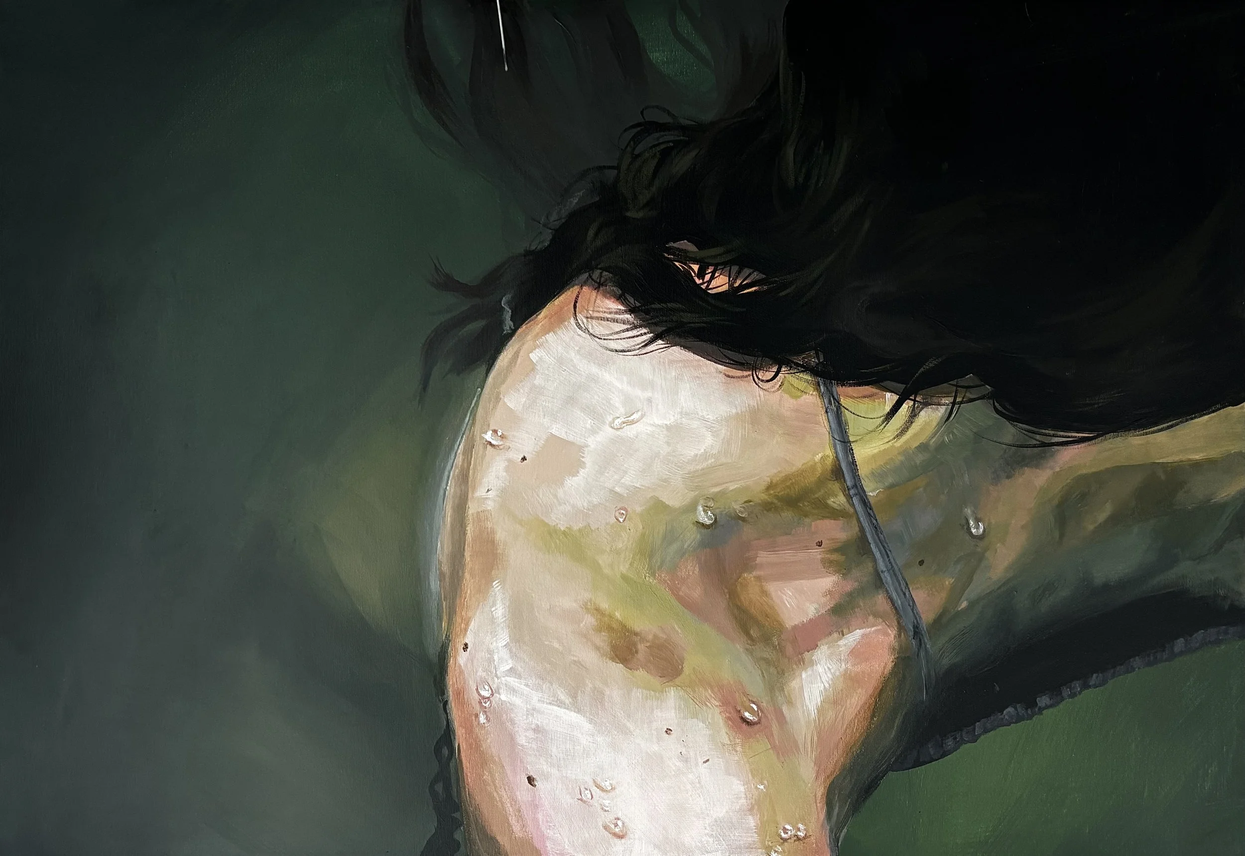 "JUST BONES" (acrylic on canvas) - 80 cm x 100 cm [February 2026]