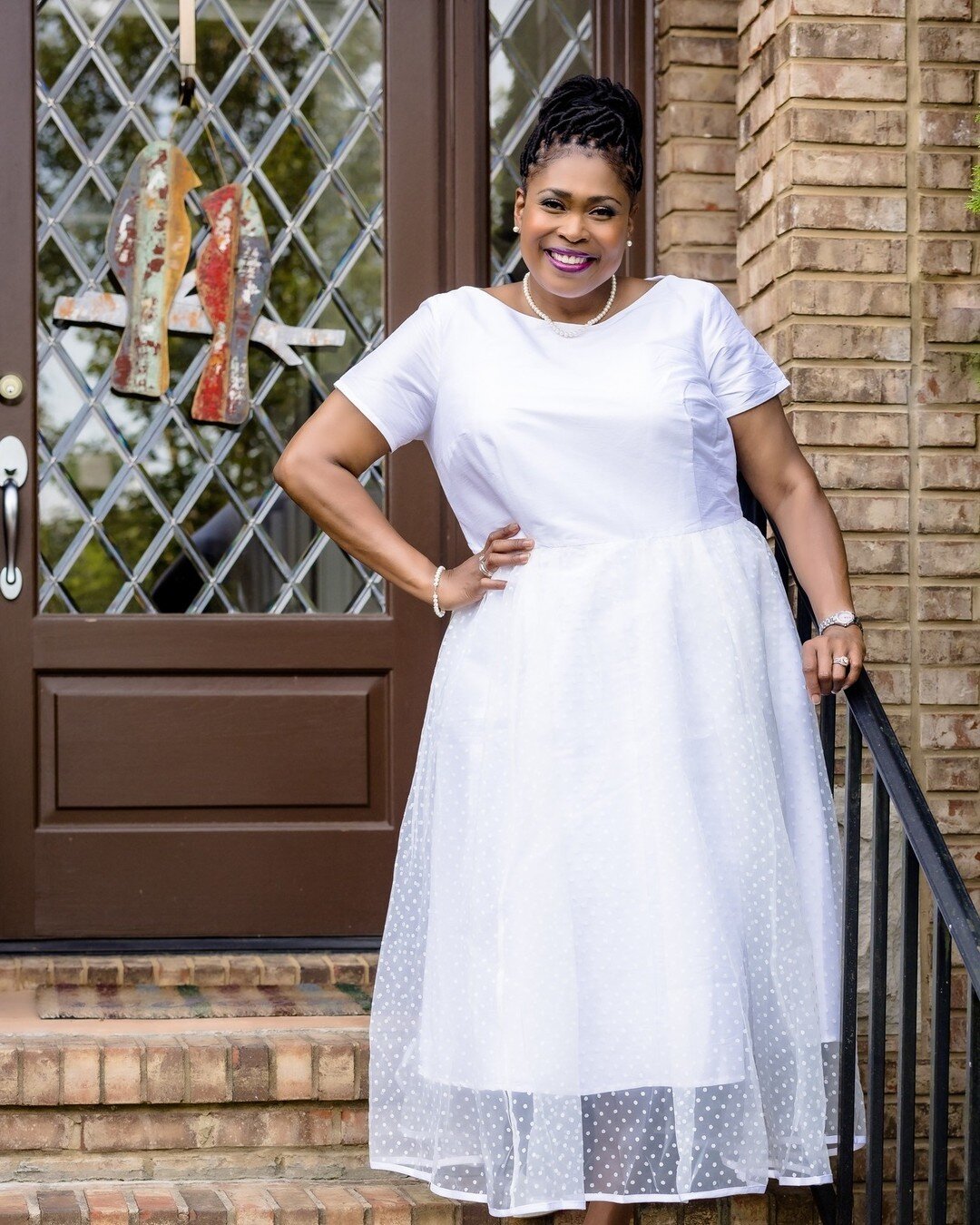 I felt like a marshmallow . . . just wobbling round with JOY! 
#charteringday #alphabetaxiomega #progressivepearlsoftrussville #aka1908 #eShaktidress #eshakti