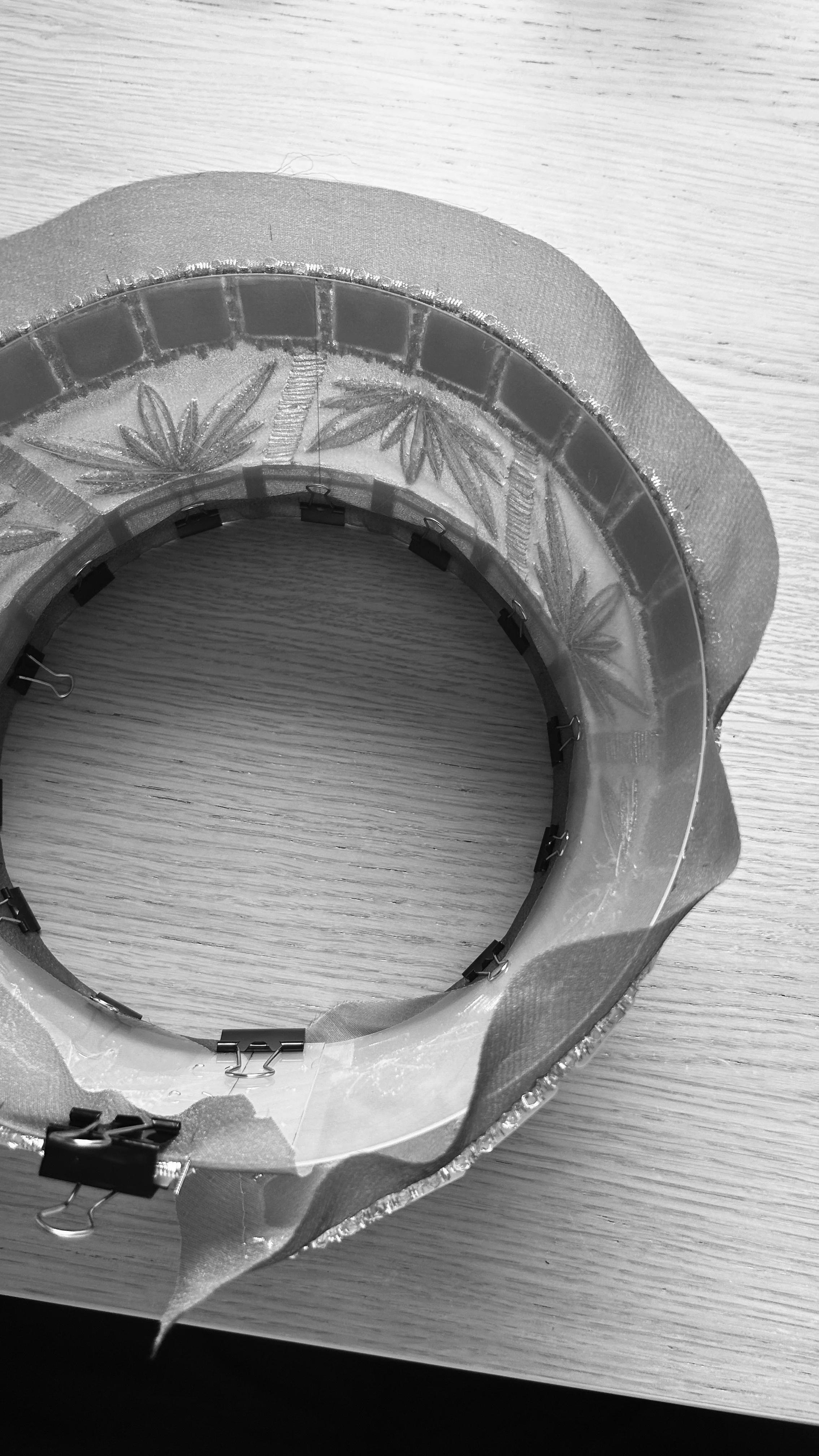 in the finishing process