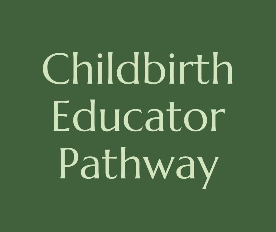 Childbirth Educator Pathway Call 