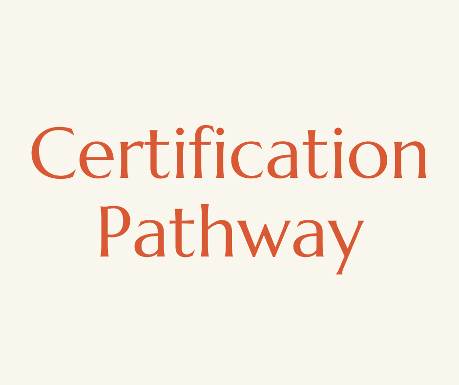 Certification Pathway Call