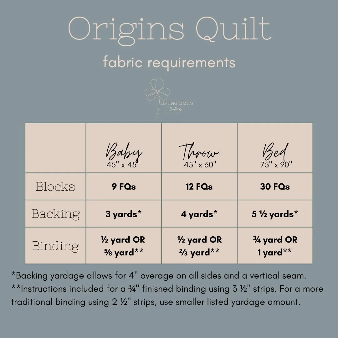 Origins PDF Quilt Pattern — Wild Plum Lane