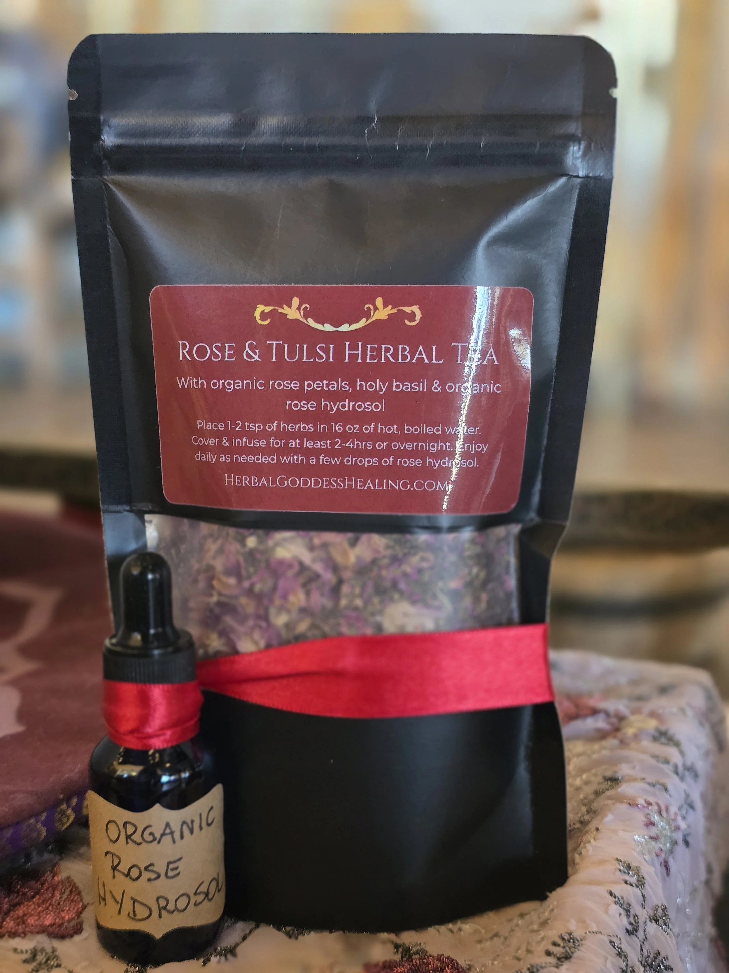 Rose & Tulsi Herbal Tea