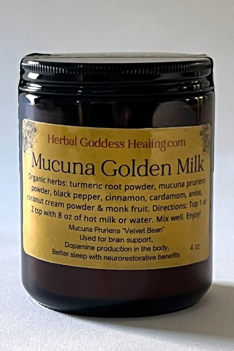 Mucuna Golden Milk  (in amber glass jar)