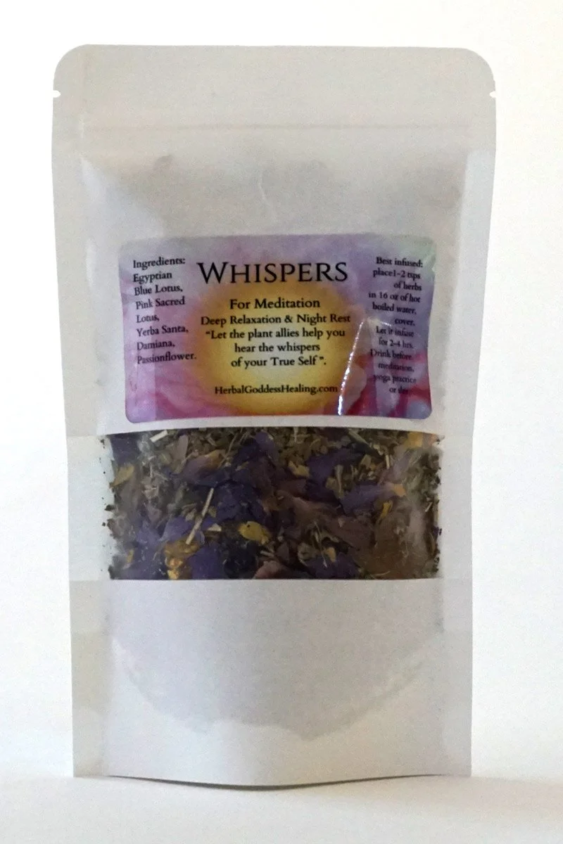 Whispers Meditation Herbal Tea with Sacred Lotus