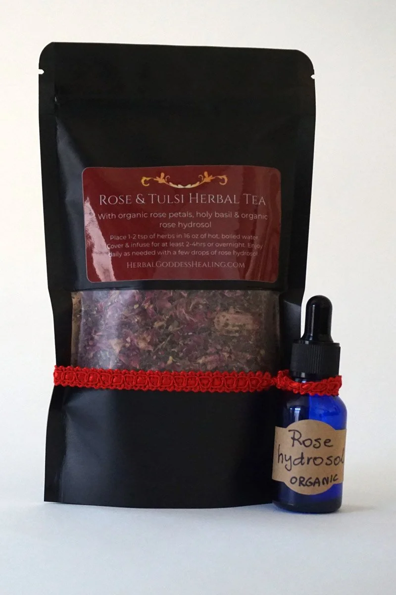 Rose & Tulsi Herbal Tea
