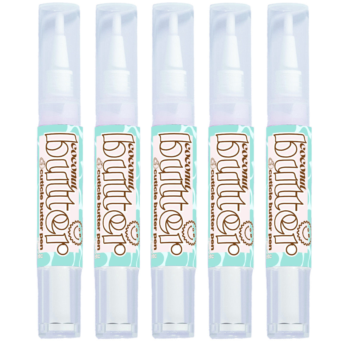 Coconut, Cuticle Butter Pens (Pack of 5)