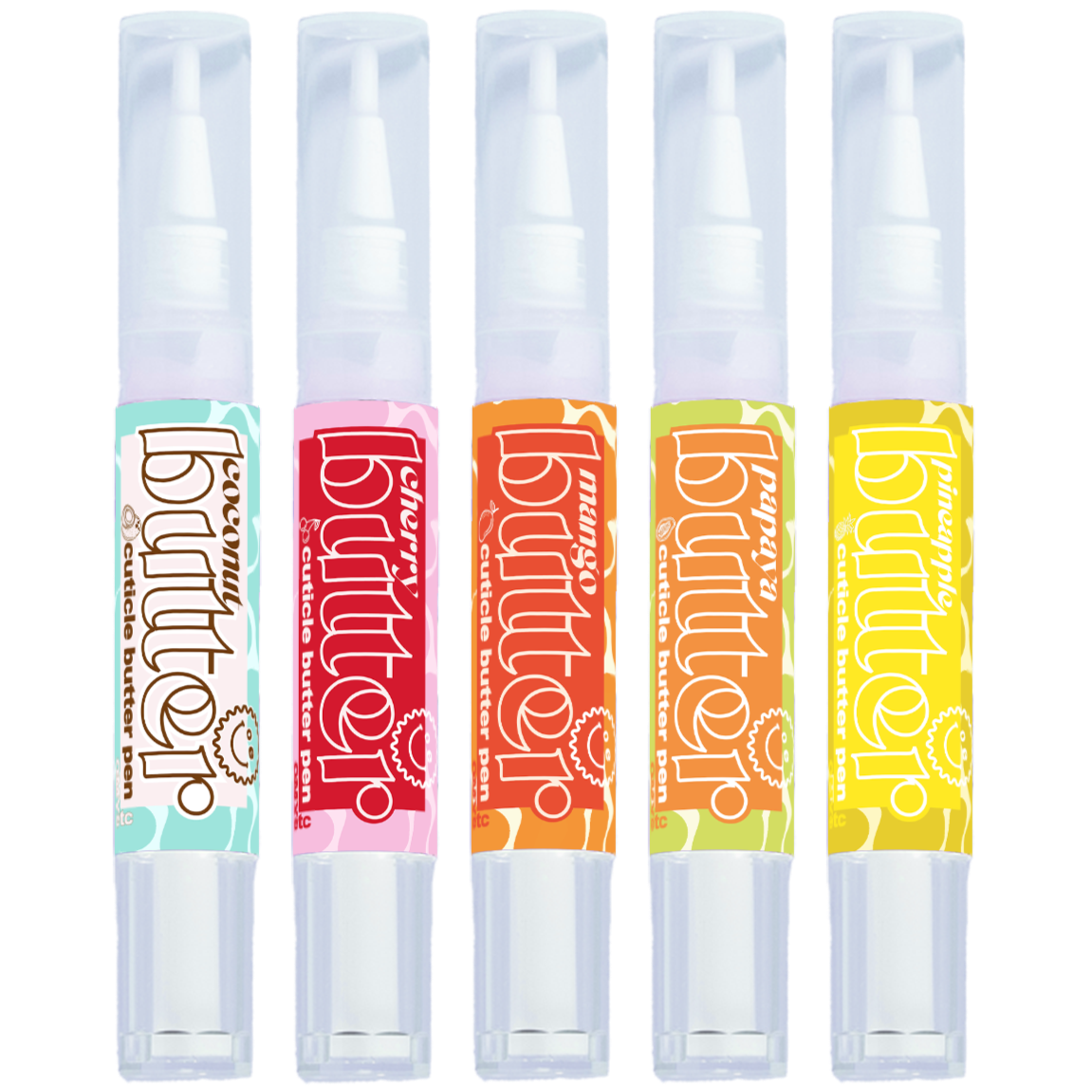 Butter Fingers, Cuticle Butter Pens (Pack of 5)