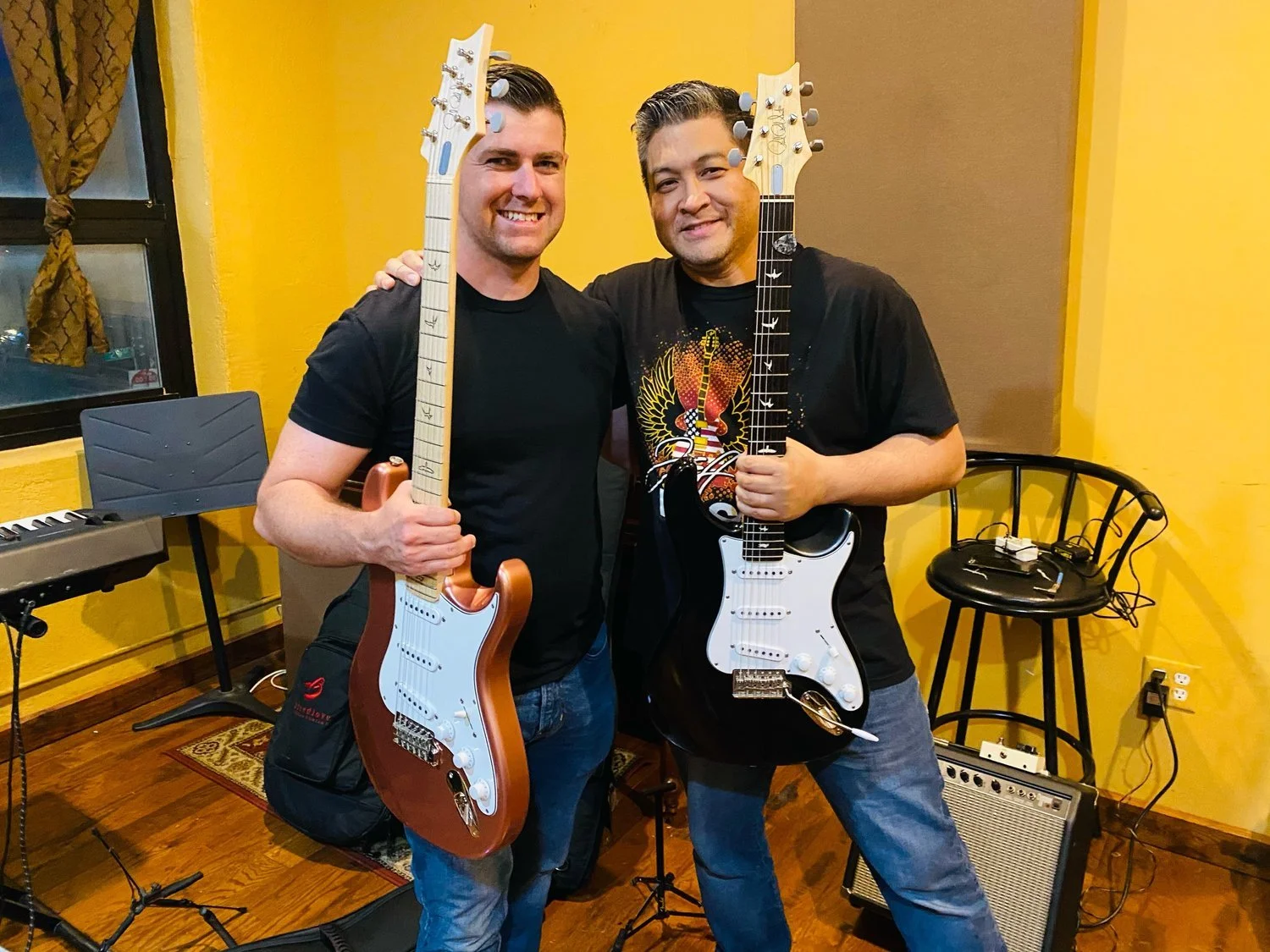 Rehearsing for the Concert for Bryan