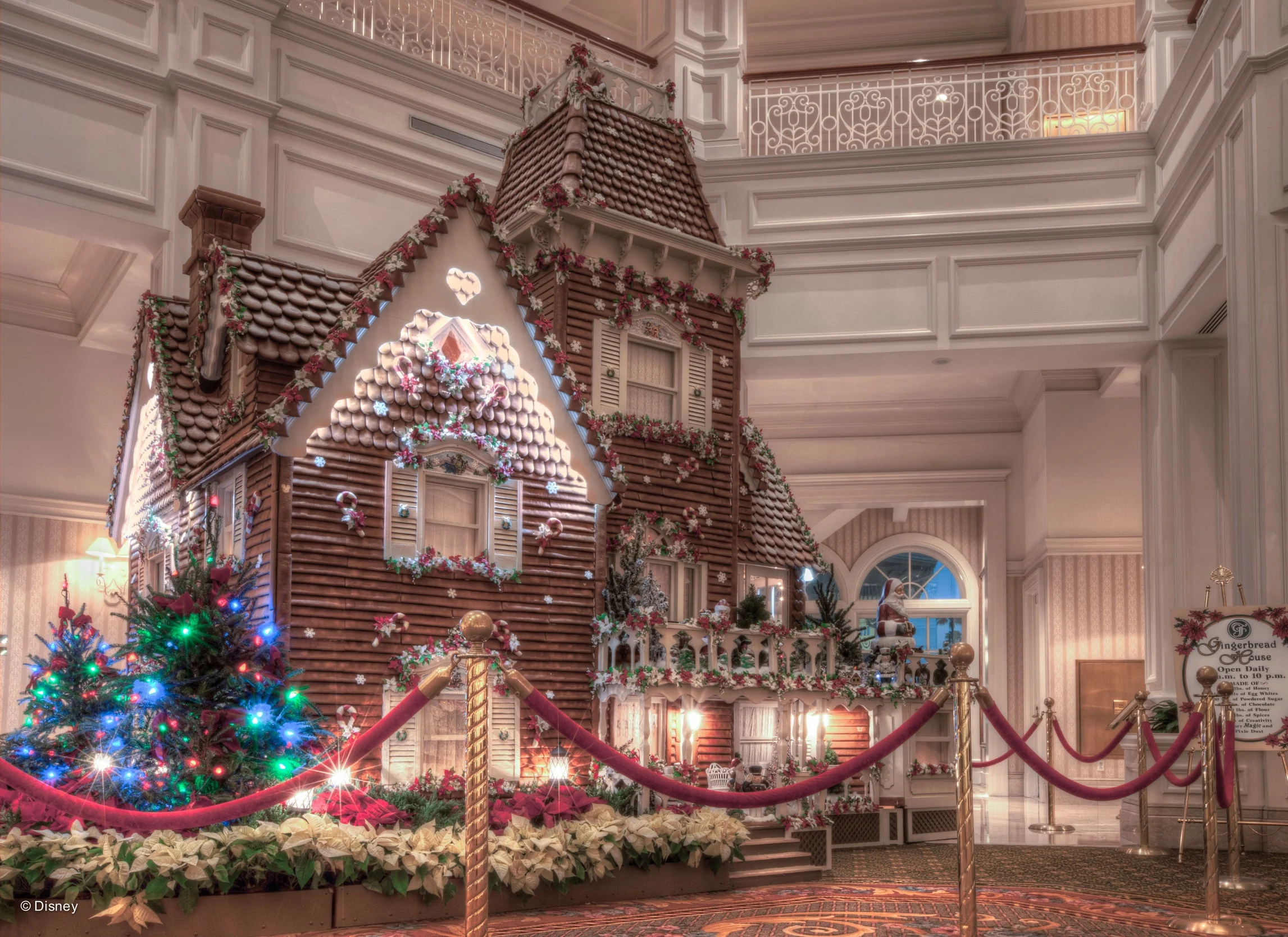 Gingerbread House in the lobby of the Grand Floridian