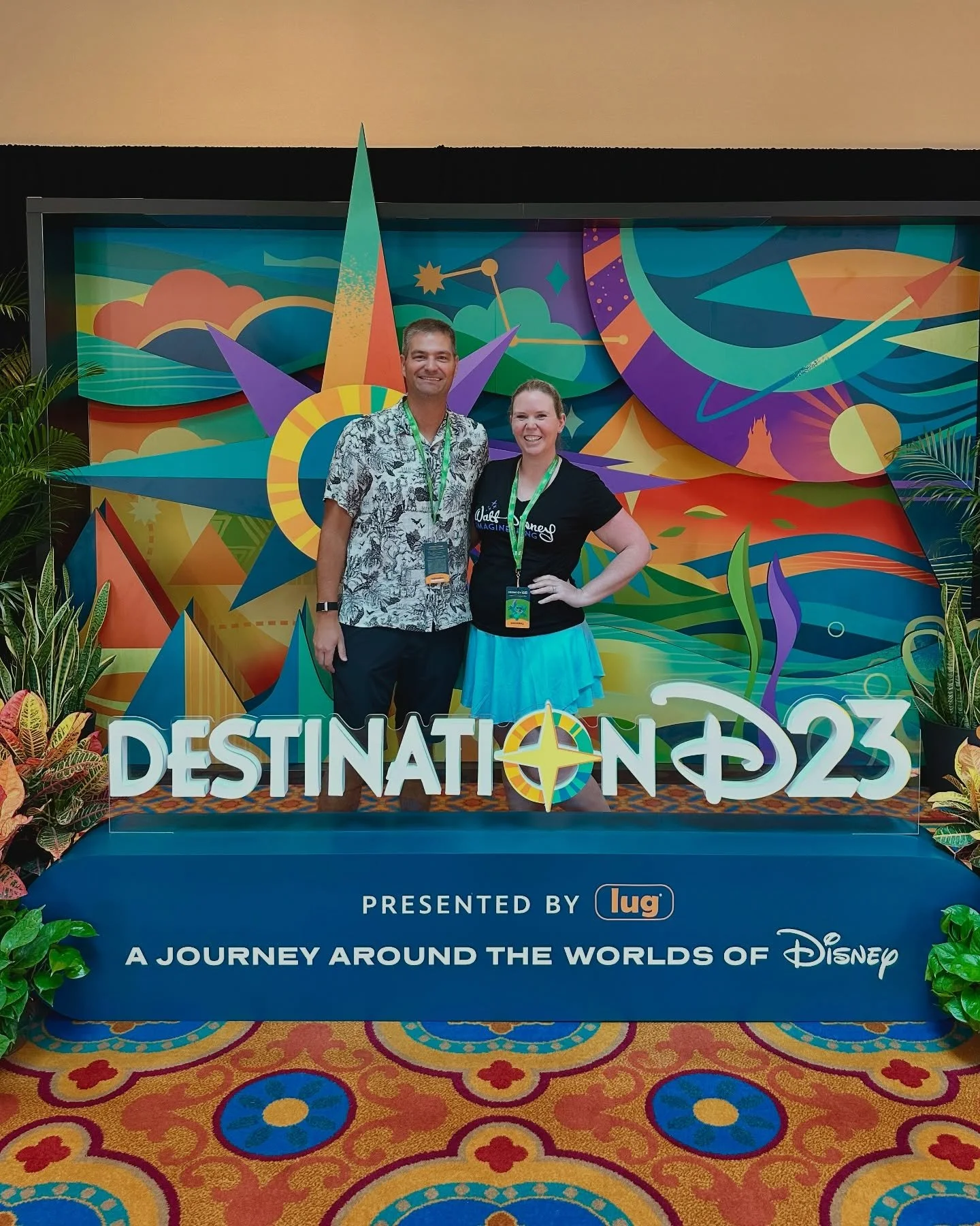 Excited to be at our first Destination D23 presented by @luglife. We have been spending all weekend immersed in the @disneyd23 magic. We&rsquo;ve been hearing behind the scenes stories from Disney Legends, getting peeks at items from @waltdisneyarchi
