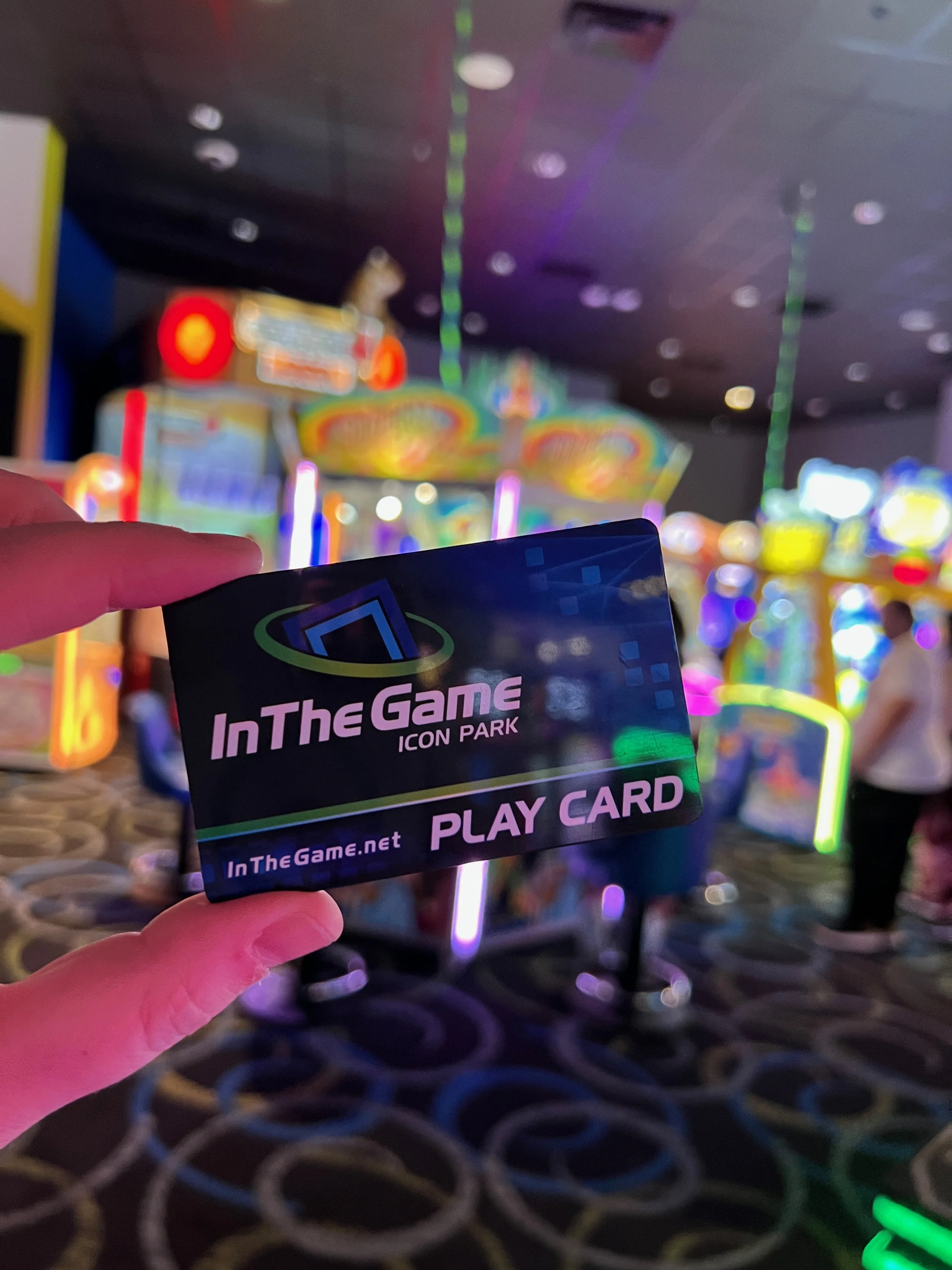 Play Card at In The Game Arcade ICON Park
