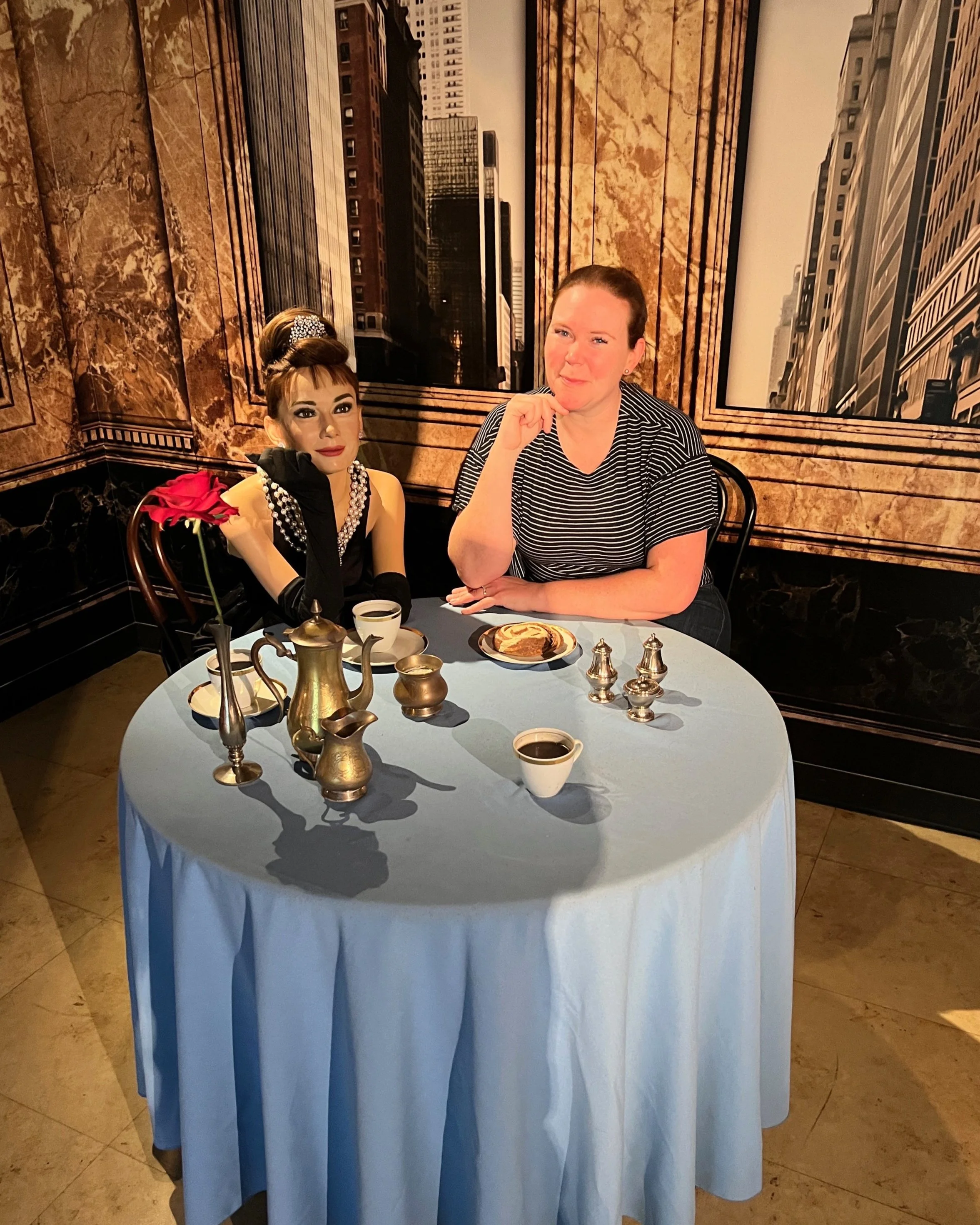 Audrey Hepburn At The Musuem Of Wax Madame Tussauds.