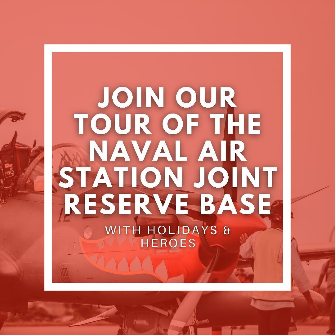Swipe to join Kerre Ortegel and the rest of our Holidays &amp; Heroes Directors on a tour of the Naval Air Station Joint Reserve Base Fort Worth. ❤️💛💙🇺🇸