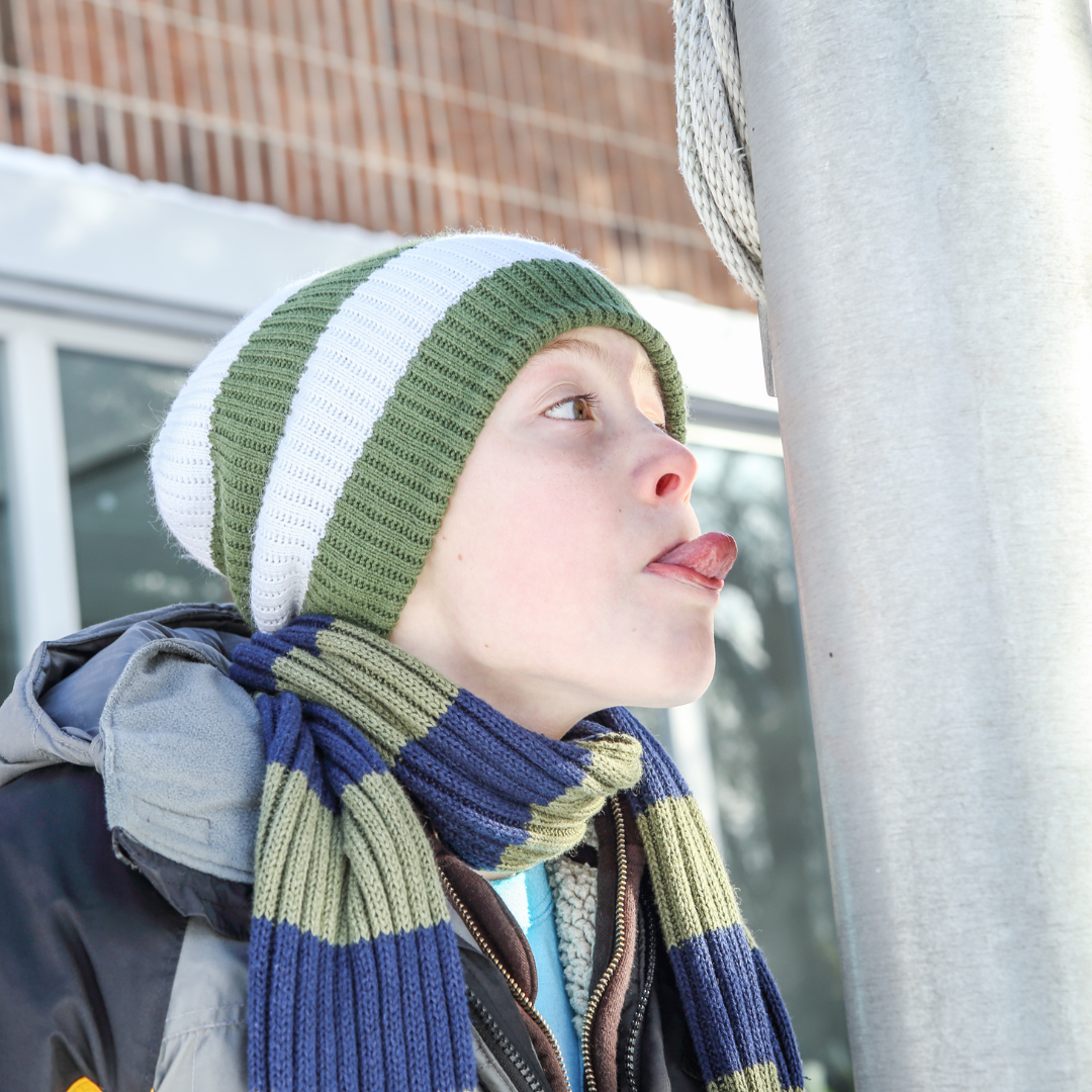 Can a Tongue Stick to a Metal Pole?