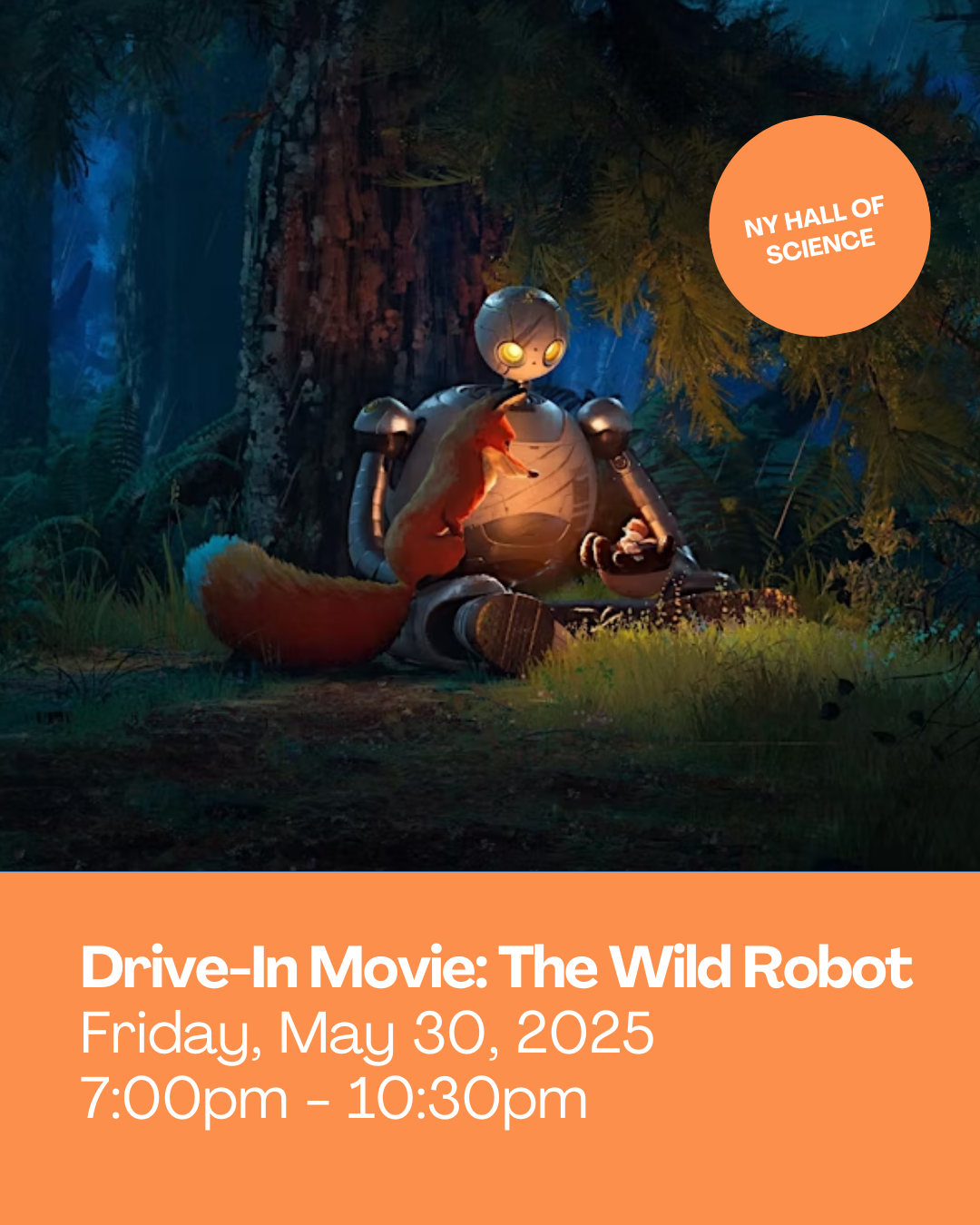 Drive-In Movie Night: The Wild Robot