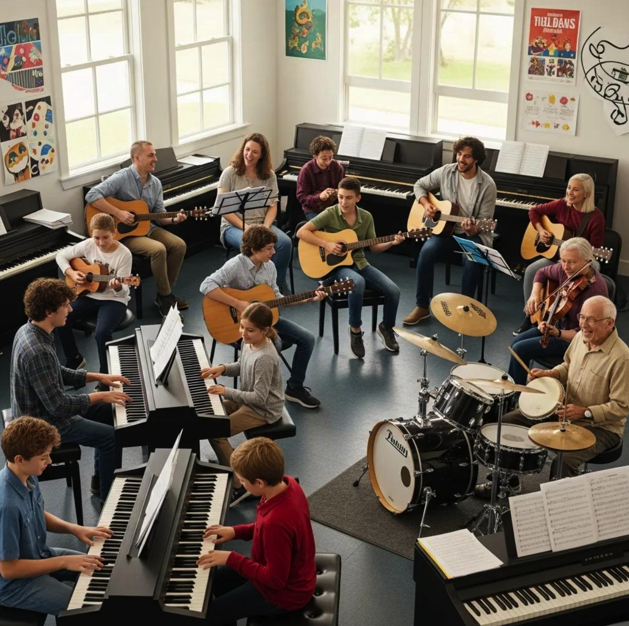 The Lifelong Benefits of Learning how to play an instrument