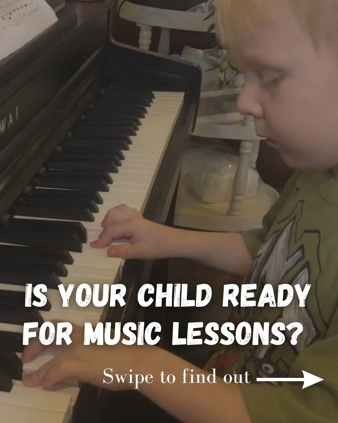 You don&rsquo;t need a &ldquo;musical&rdquo; kid&hellip; you just need a curious one. 🎶

If they&rsquo;re tapping on tables, humming in the car, or asking to try something new &mdash; that&rsquo;s your sign.

Music lessons aren&rsquo;t about creatin