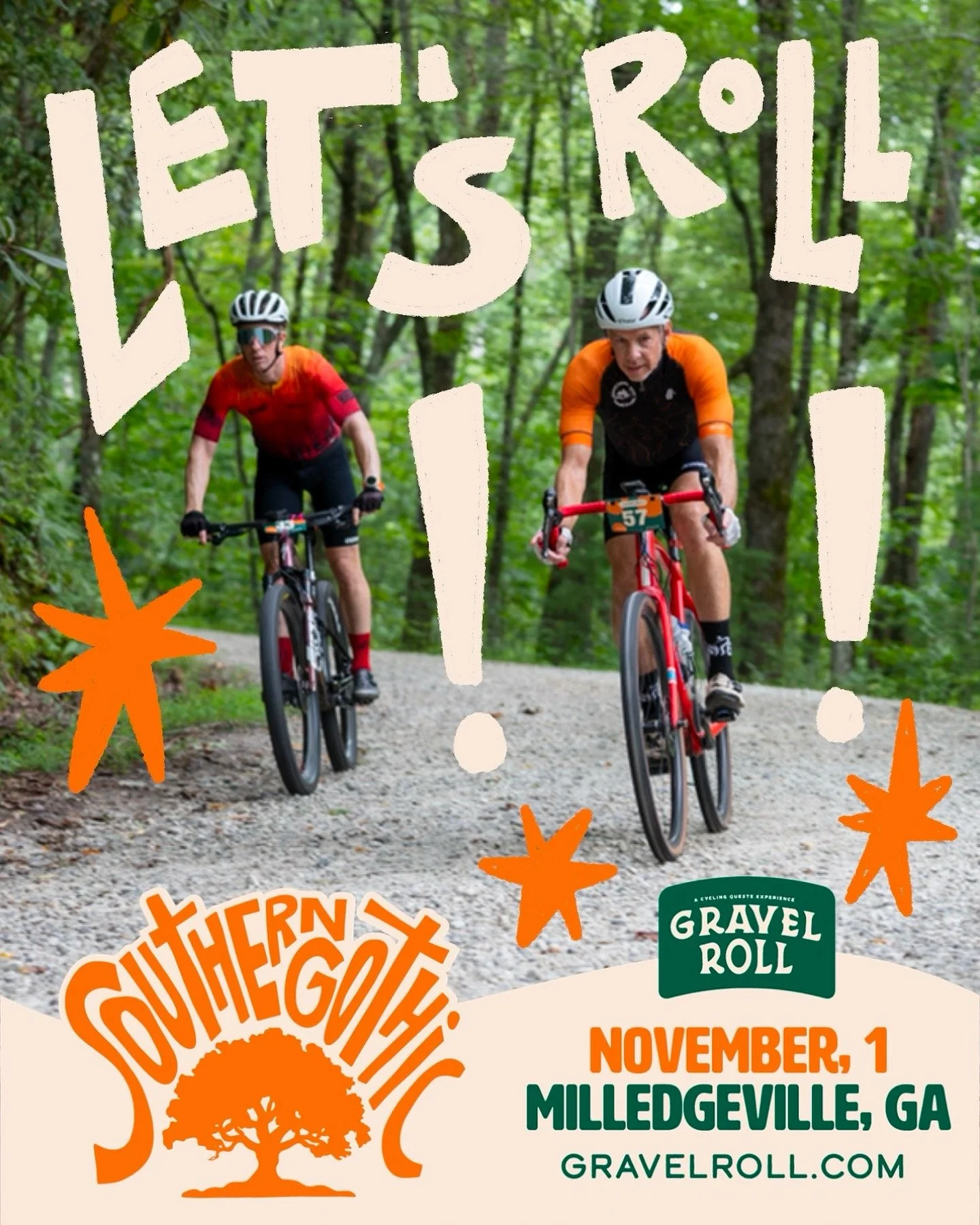 Less than one month from the Southern Gothic! 

Get signed up at Bikereg! 🔗 in profile!