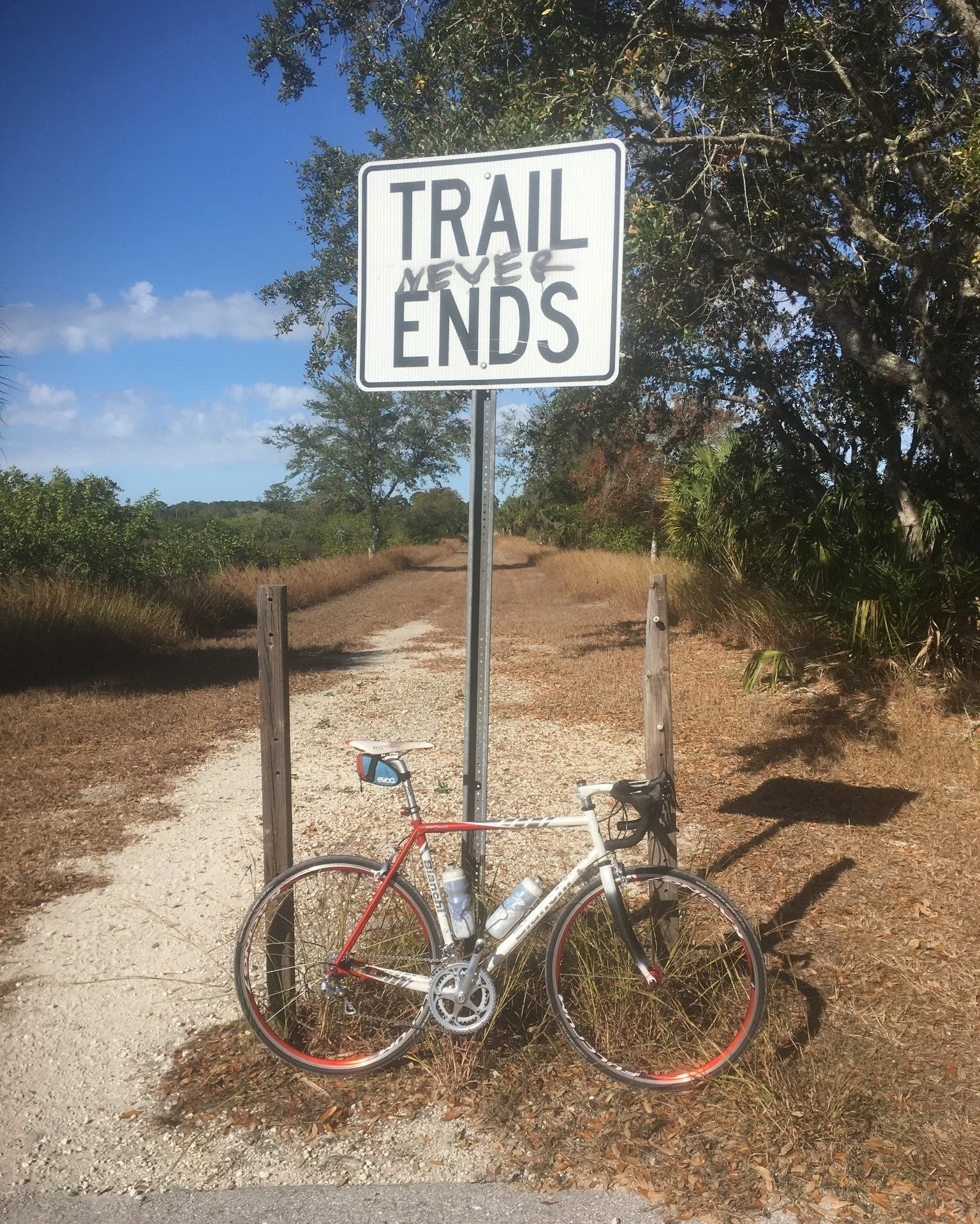 Pavement Ends. Adventure Begins? 
25s Are Totally Fine Right? 
Any bike. Any Where. 
Ring What You Bring. 
Can't Stop. Won't Stop. Don't Want To. 

P.S. Not Sponsor Correct.