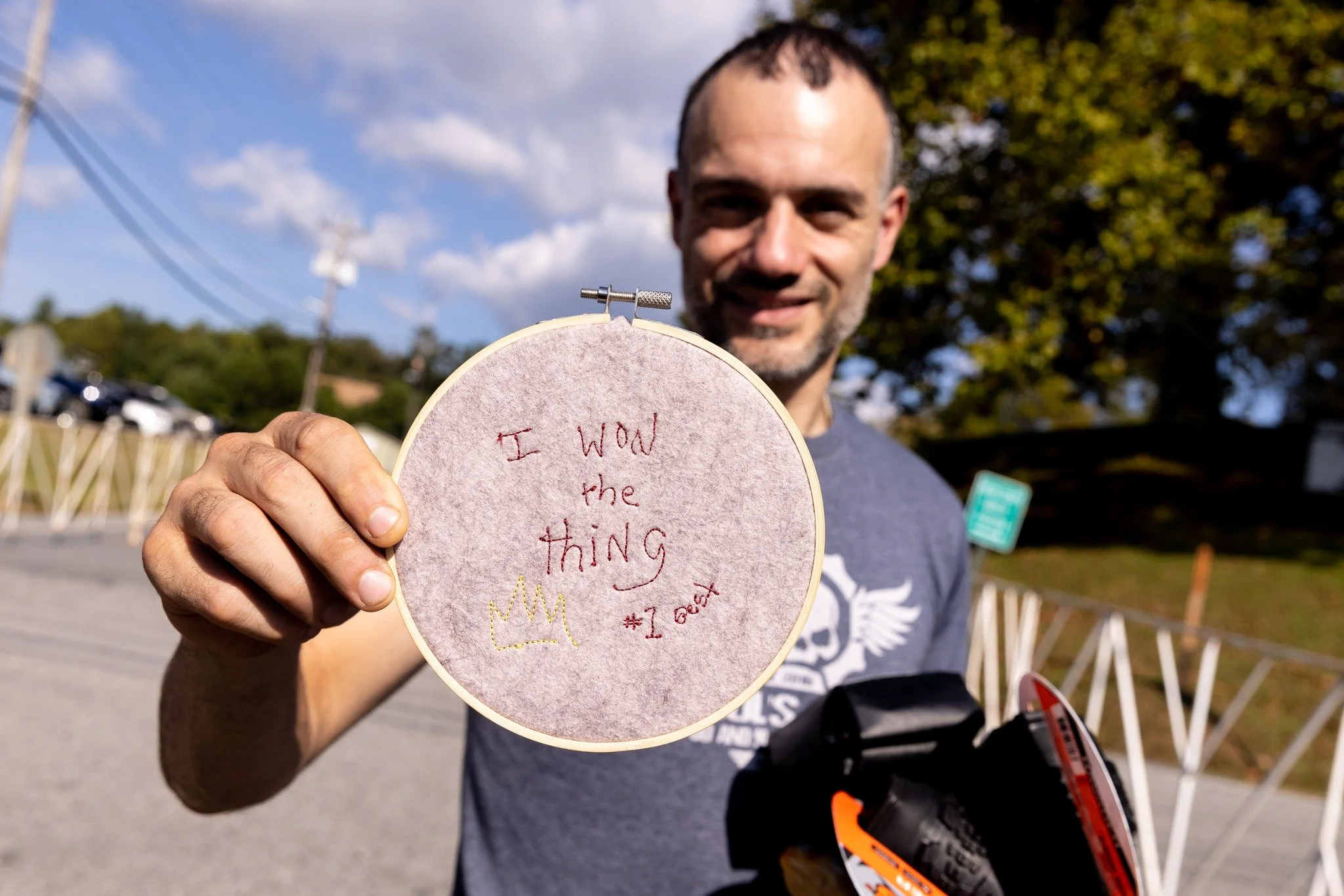 You can tell we take ourselves super serious around here. But we want you to also revel in the experience and the memory and not just toss it in the garbage like a cheap medal full of lead. 

Ally puts a lot of time into making all of the handmade/ca