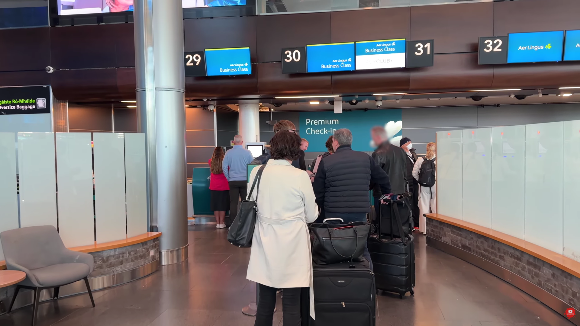 Aer Lingus airport check-in Dublin Airport