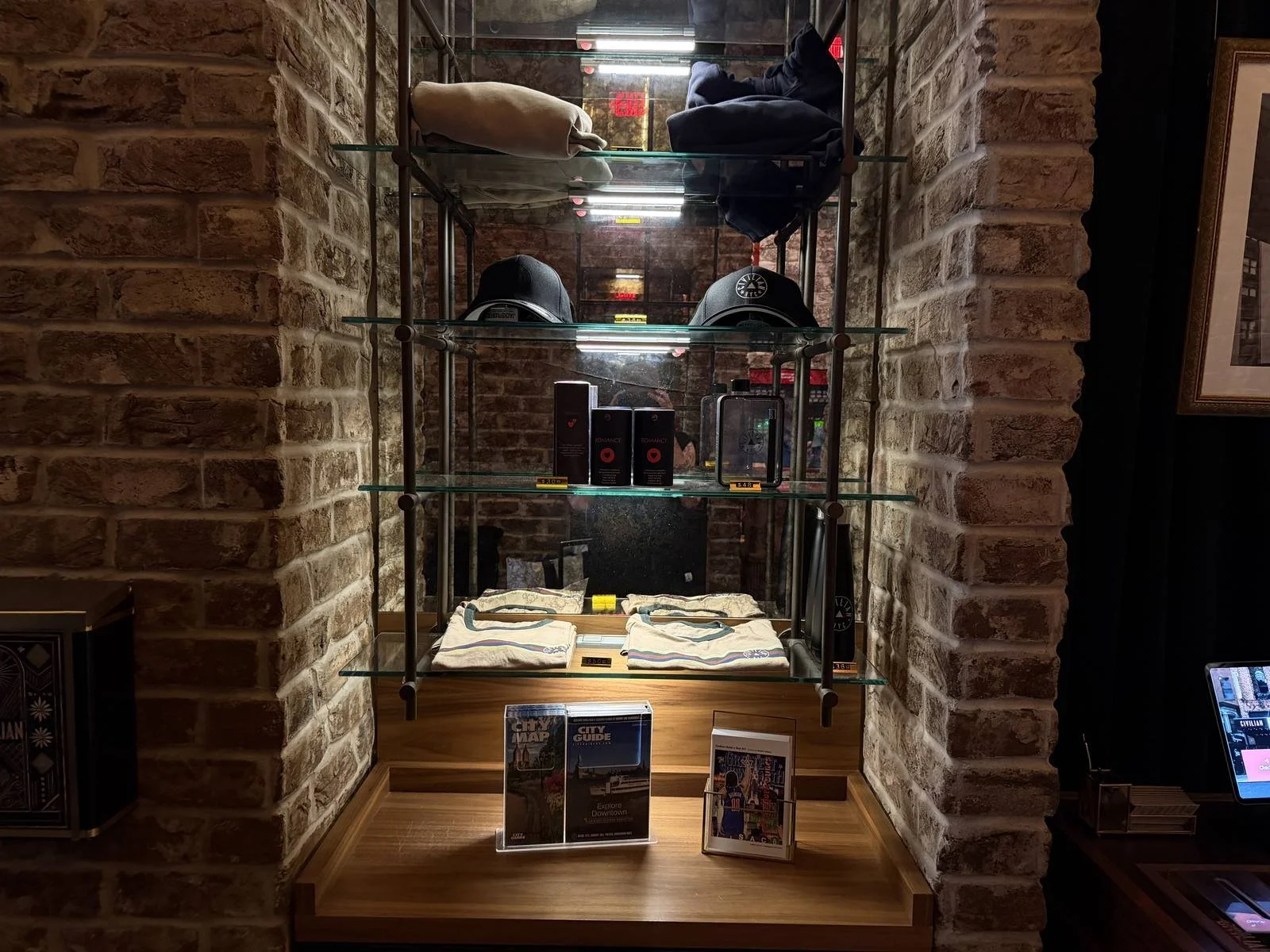civilian-hotel-new-york-gift-shop-merchandise-display