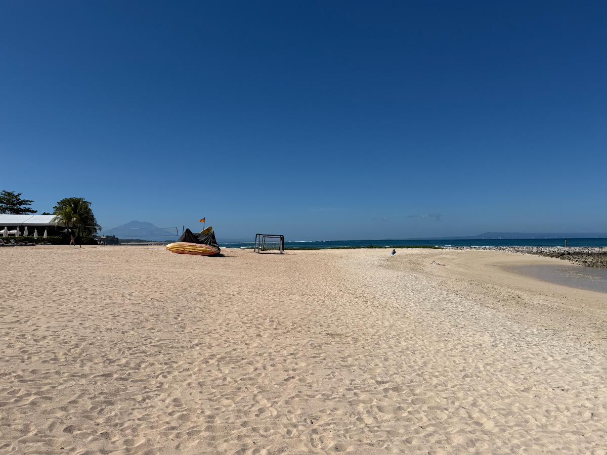 The Apurva Kempinski Bali beach sand