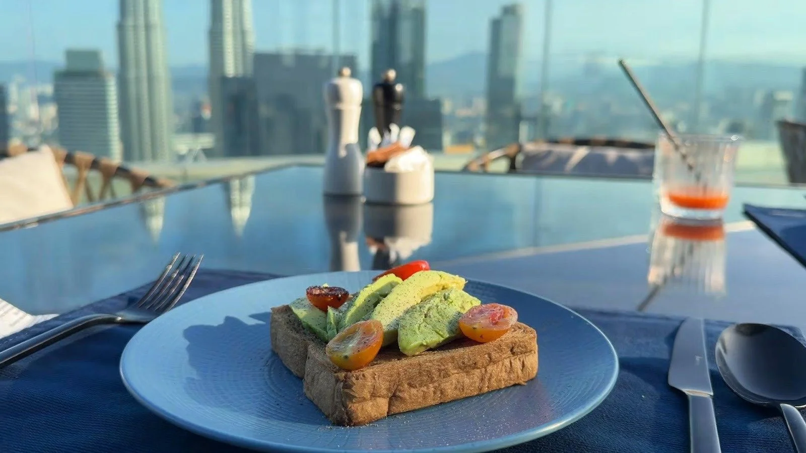 Banyan Tree Kuala Lumpur avocado toast