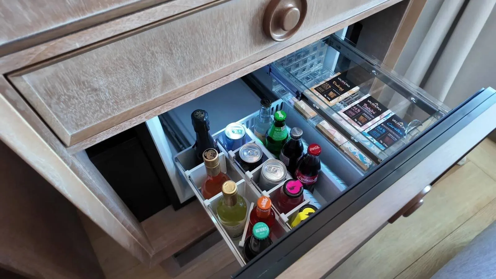four-seasons-astir-palace-athens-arion-pine-view-room-minibar-beverages-snacks