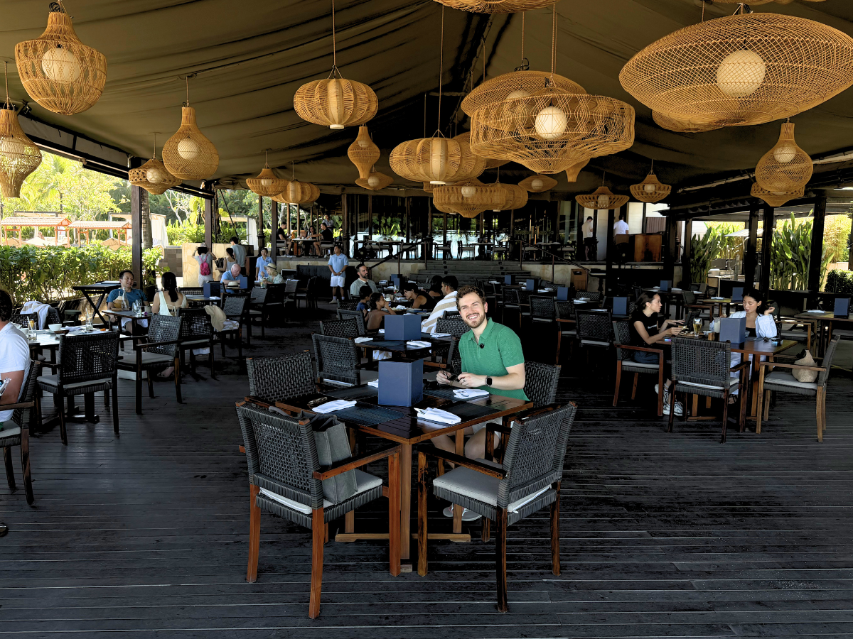 The Apurva Kempinski Bali lunch at reef beach club