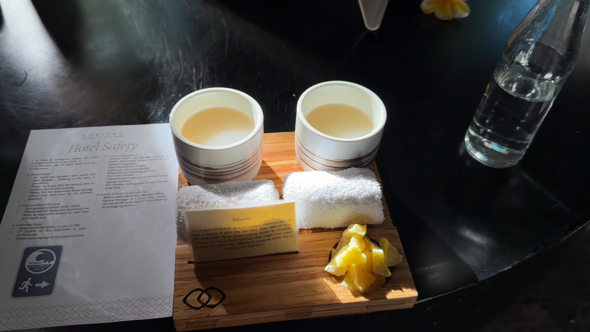 Sofitel Bali Nusa Dua welcome amenity