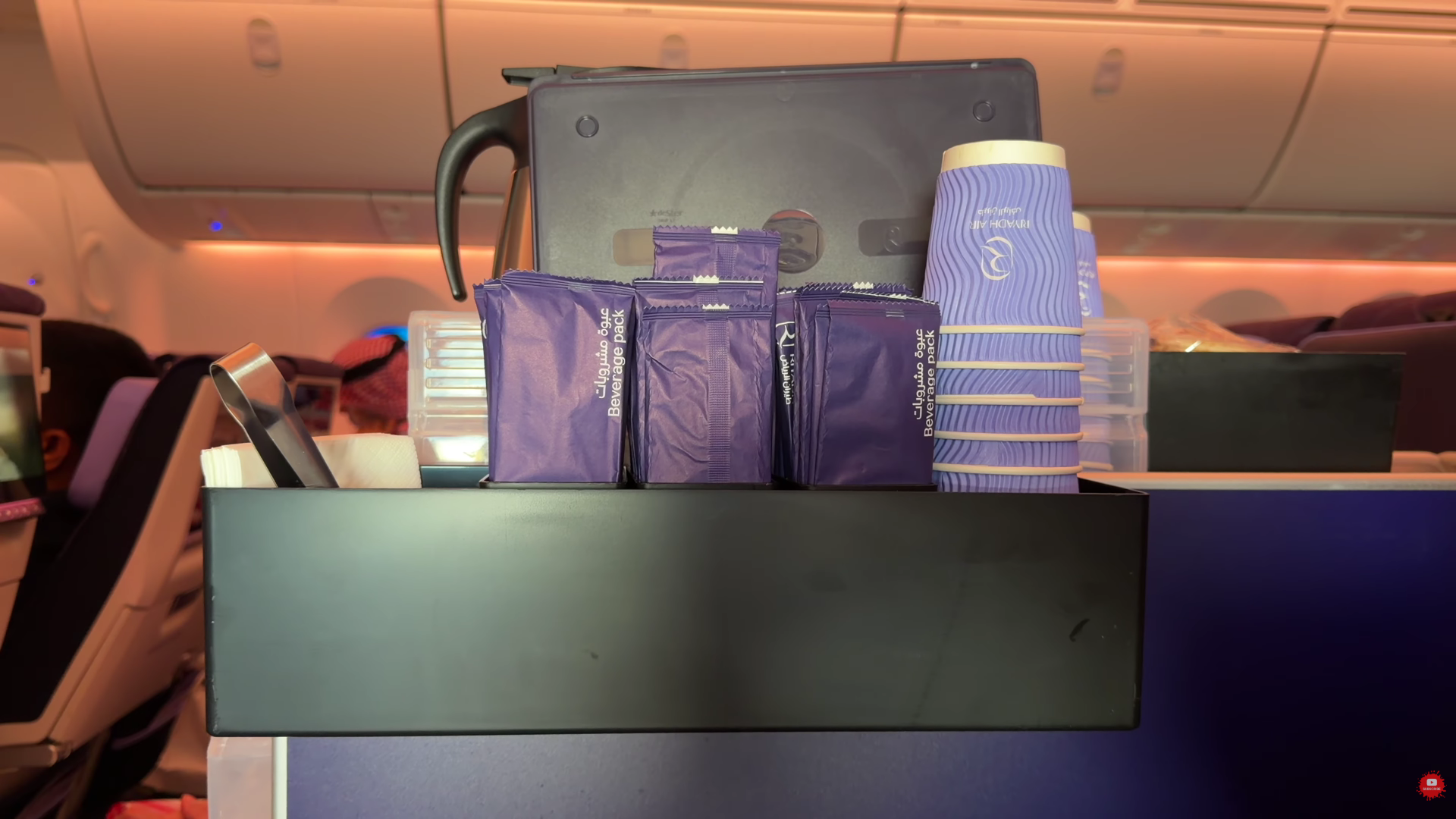 Riyadh Air 787-9 beverage pack
