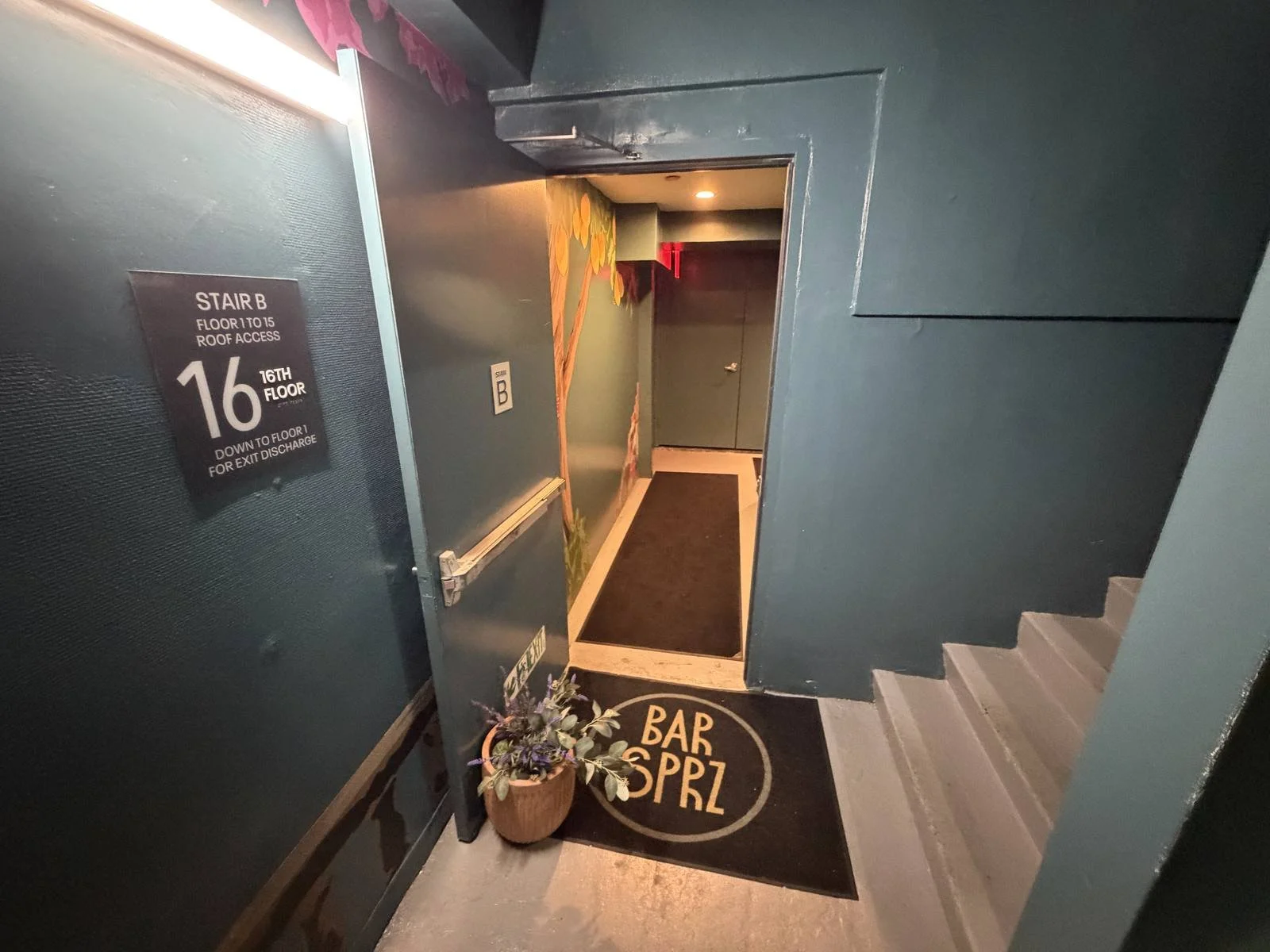 kimpton-theta-new-york-bar-sprezzatura-stairwell-entrance