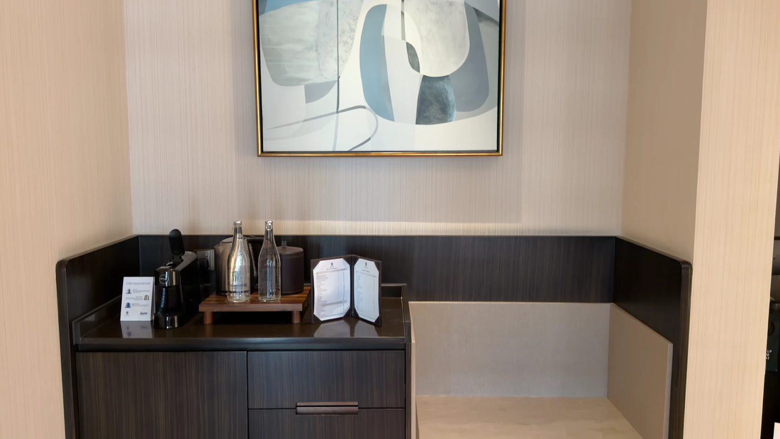 Banyan Tree Kaula Lumpur room 5605 minibar