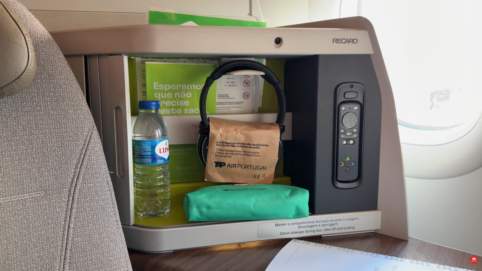 TAP Portugal A330-900 business class seat  features 9A