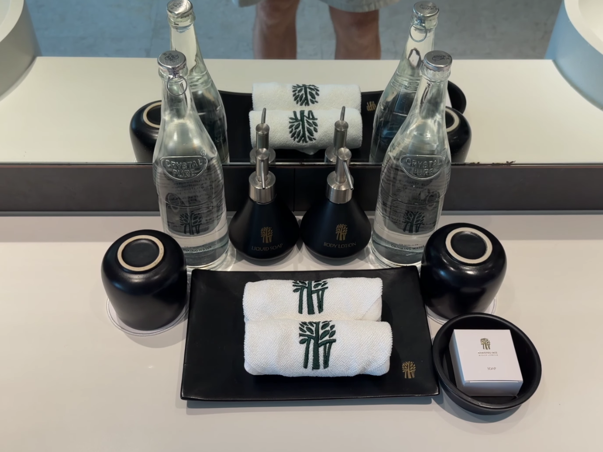 Banyan Tree Kuala Lumpur room 5605  toiletries