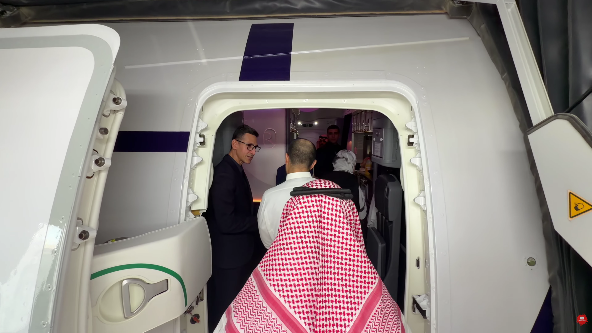 Riyadh Air boarding