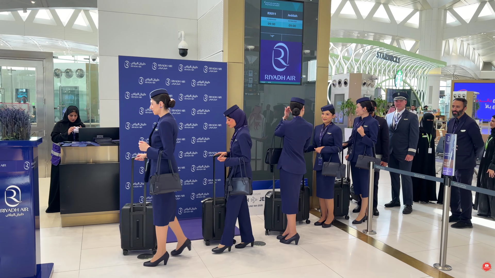 Riyadh Air 787-9 cabin crews