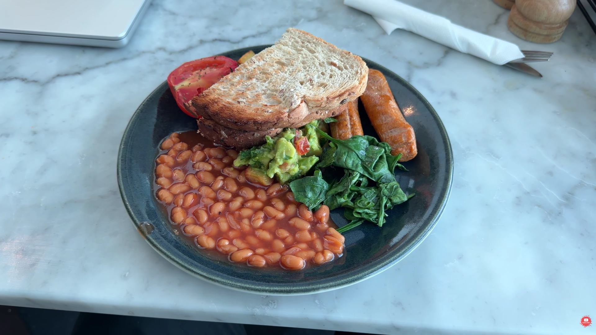 Irish breakfast at Dublin Airport