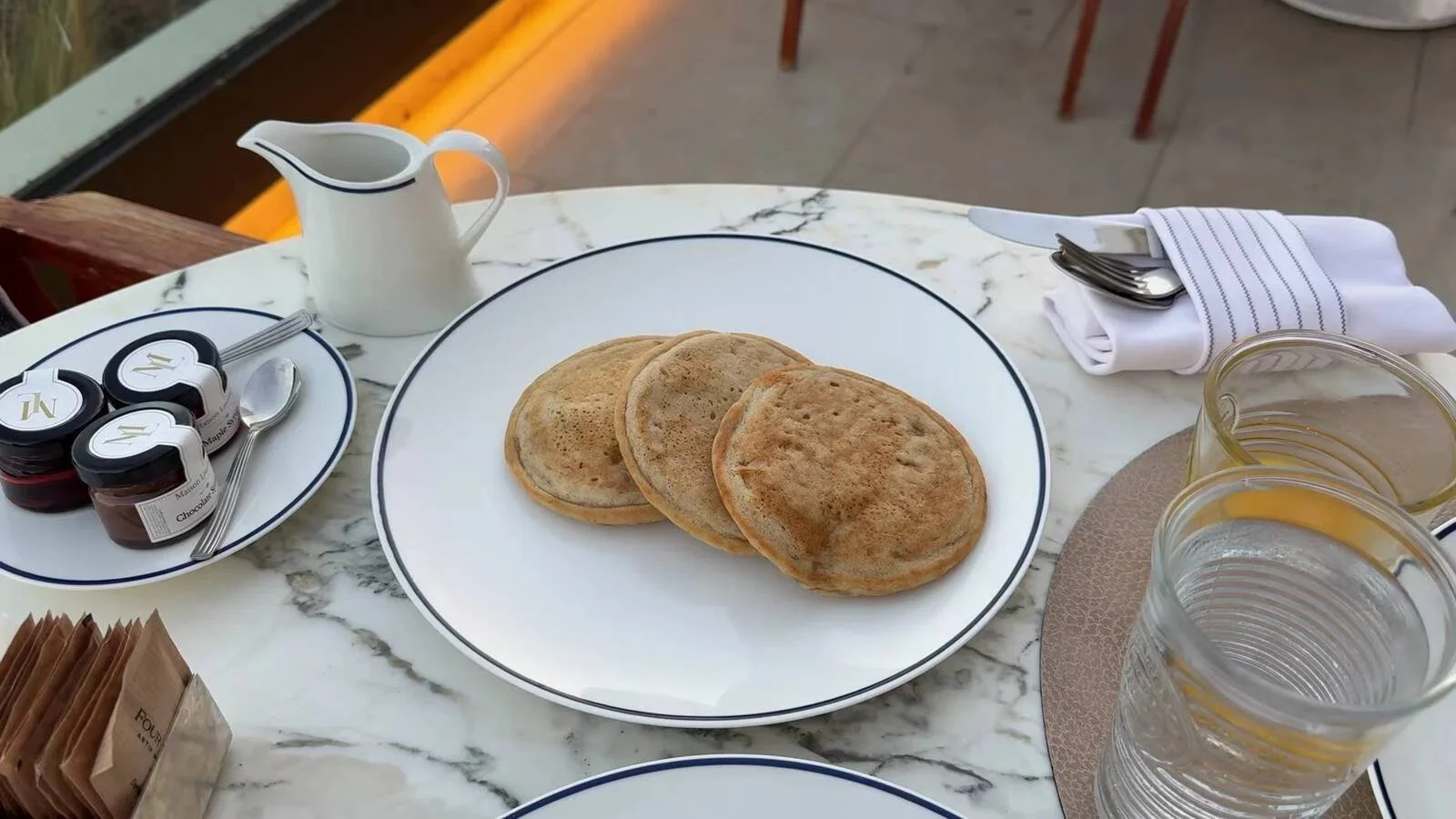 four-seasons-astir-palace-athens-breakfast-pancakes-jam