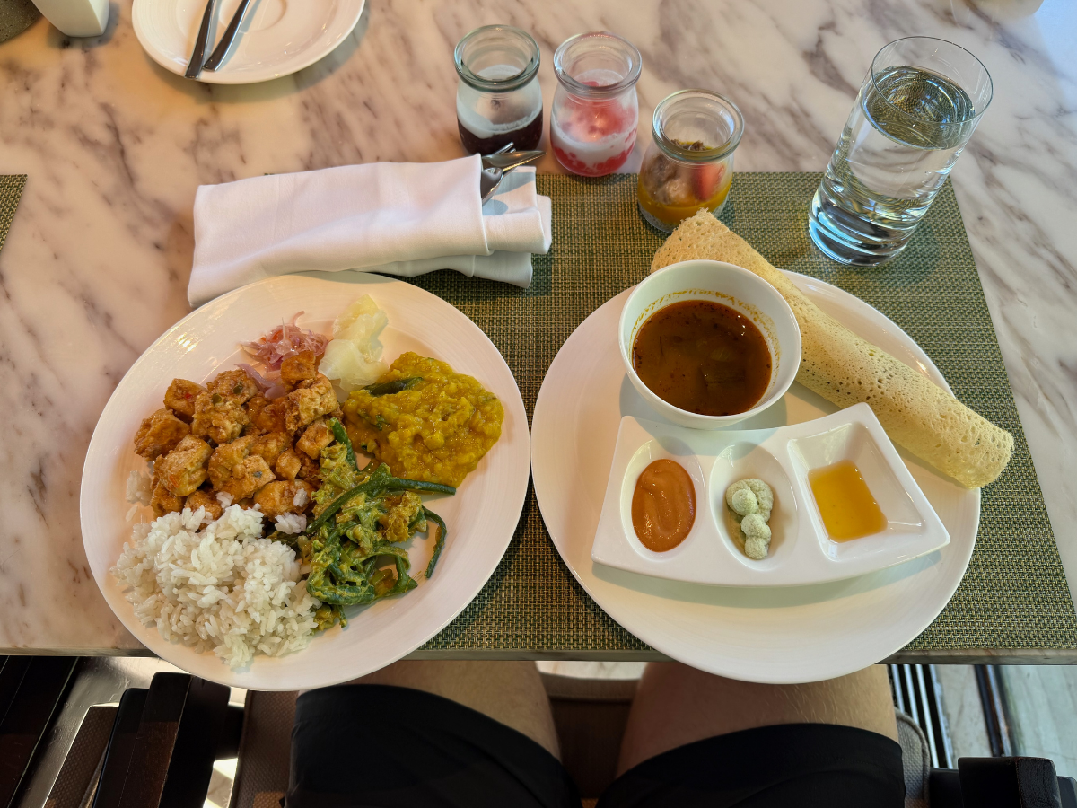 The Apurva Kempinski Bali vegetarian breakfast