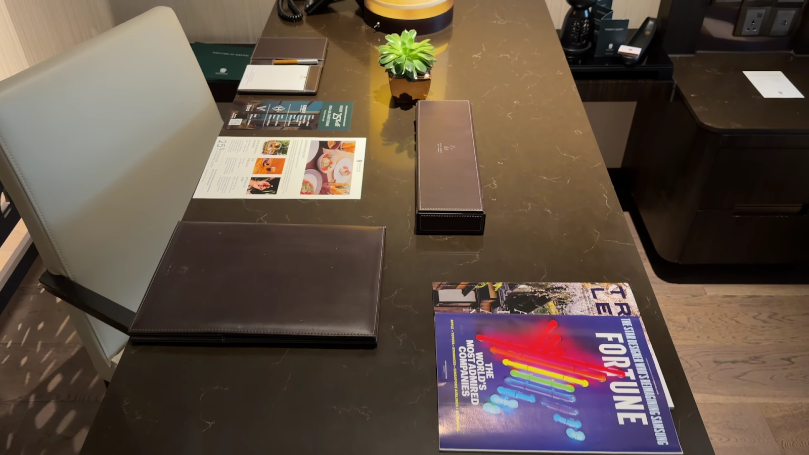 Banyan Tree Kuala Lumpur workspace station