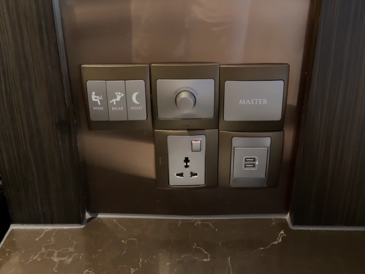 Banyan Tree Kuala Lumpur charging ports