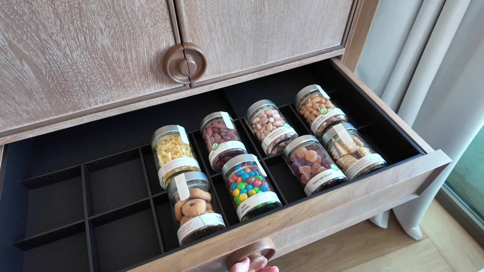 four-seasons-astir-palace-athens-arion-pine-view-room-minibar-snacks-drawer