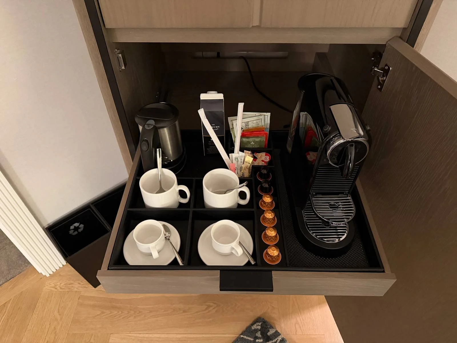 the-london-nyc-one-bedroom-suite-nespresso-coffee-station