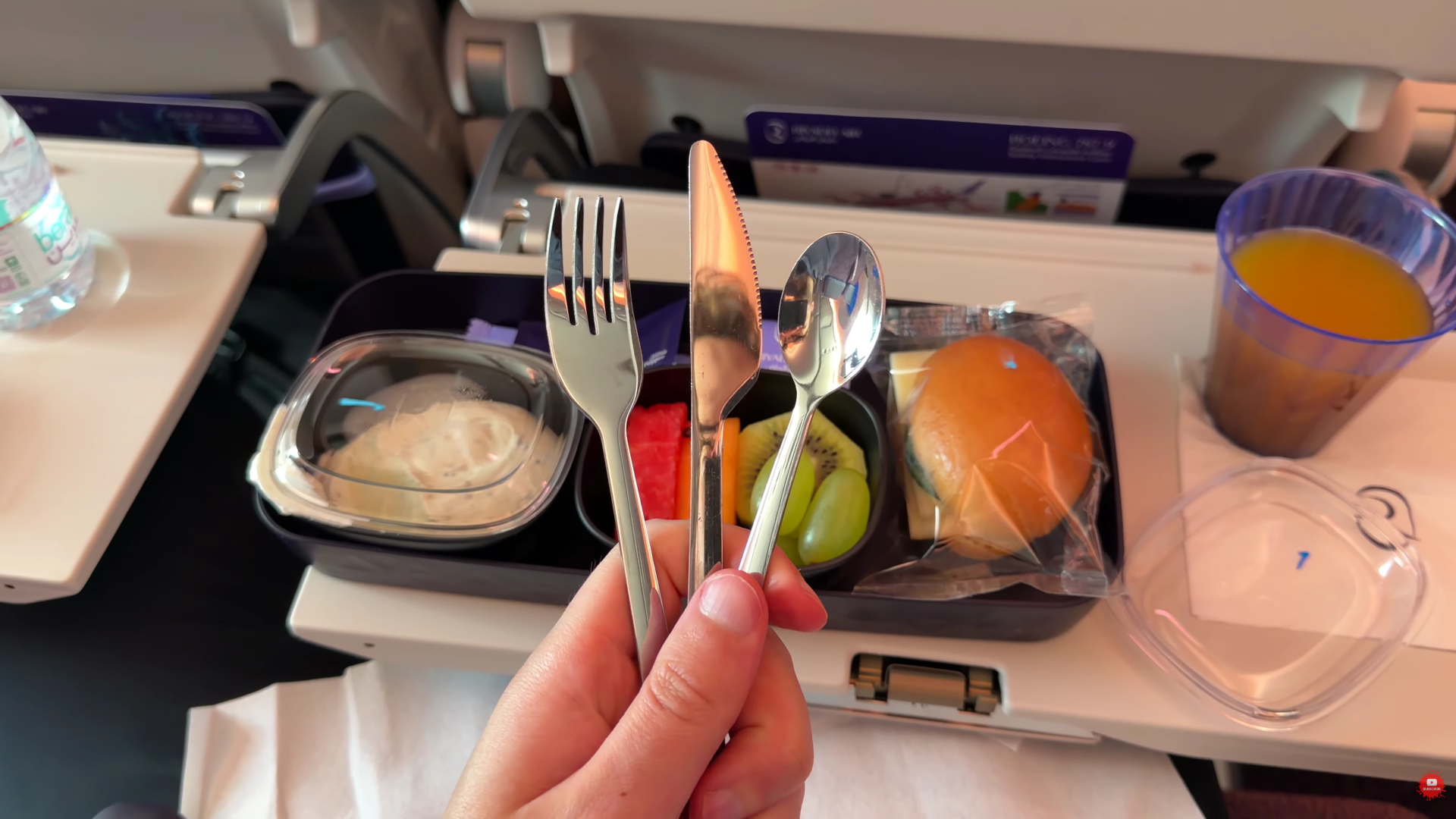 Riyadh Air 787-9 metal cutlery