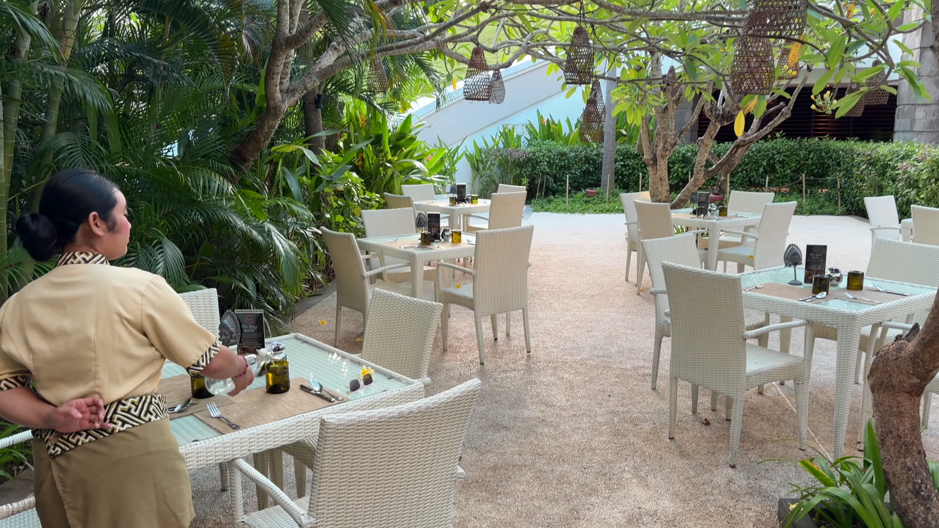 Sofitel Bali Nusa Dua breakfast setting