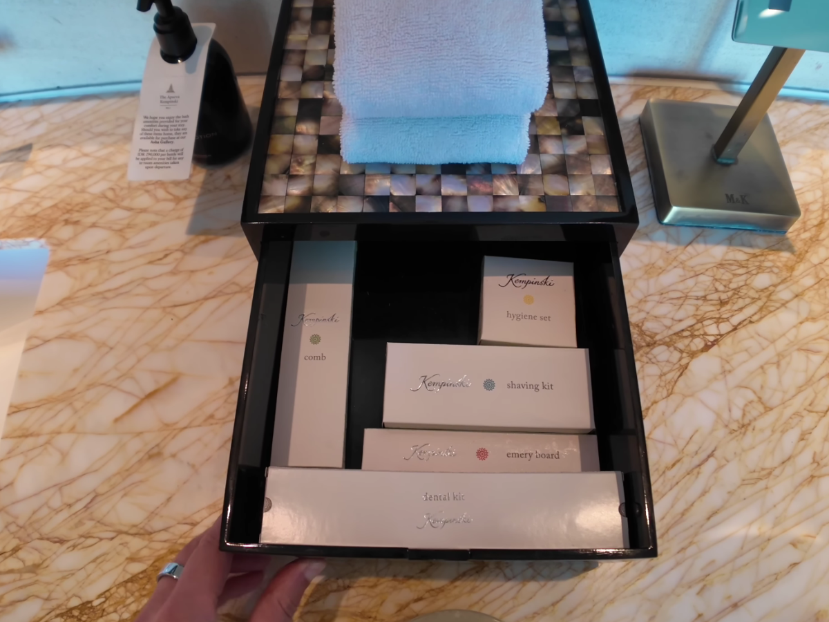 The Apurva Kempinski Bali amenity kit